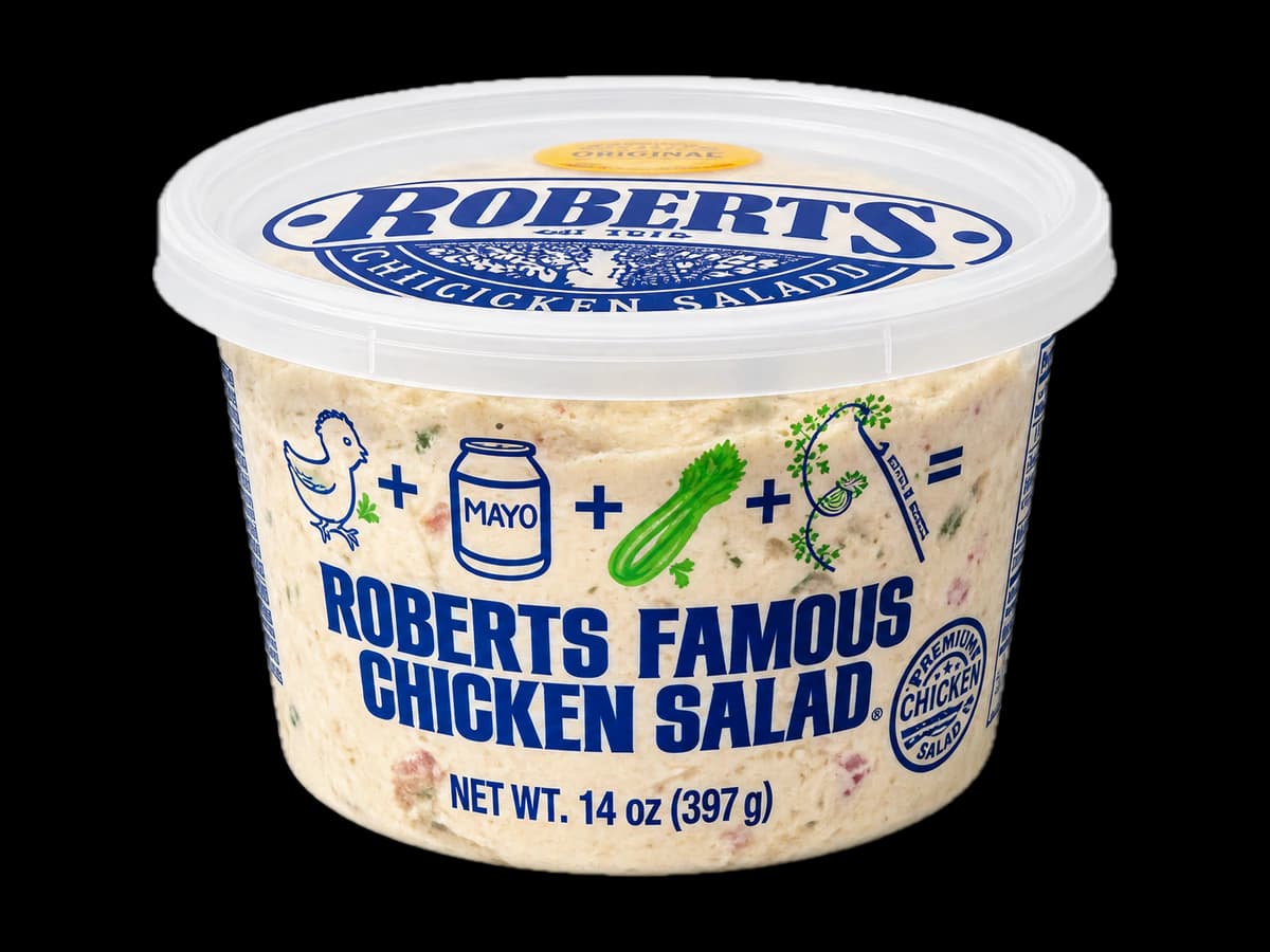Roberts Famous Chicken Salad 14-ounce tub