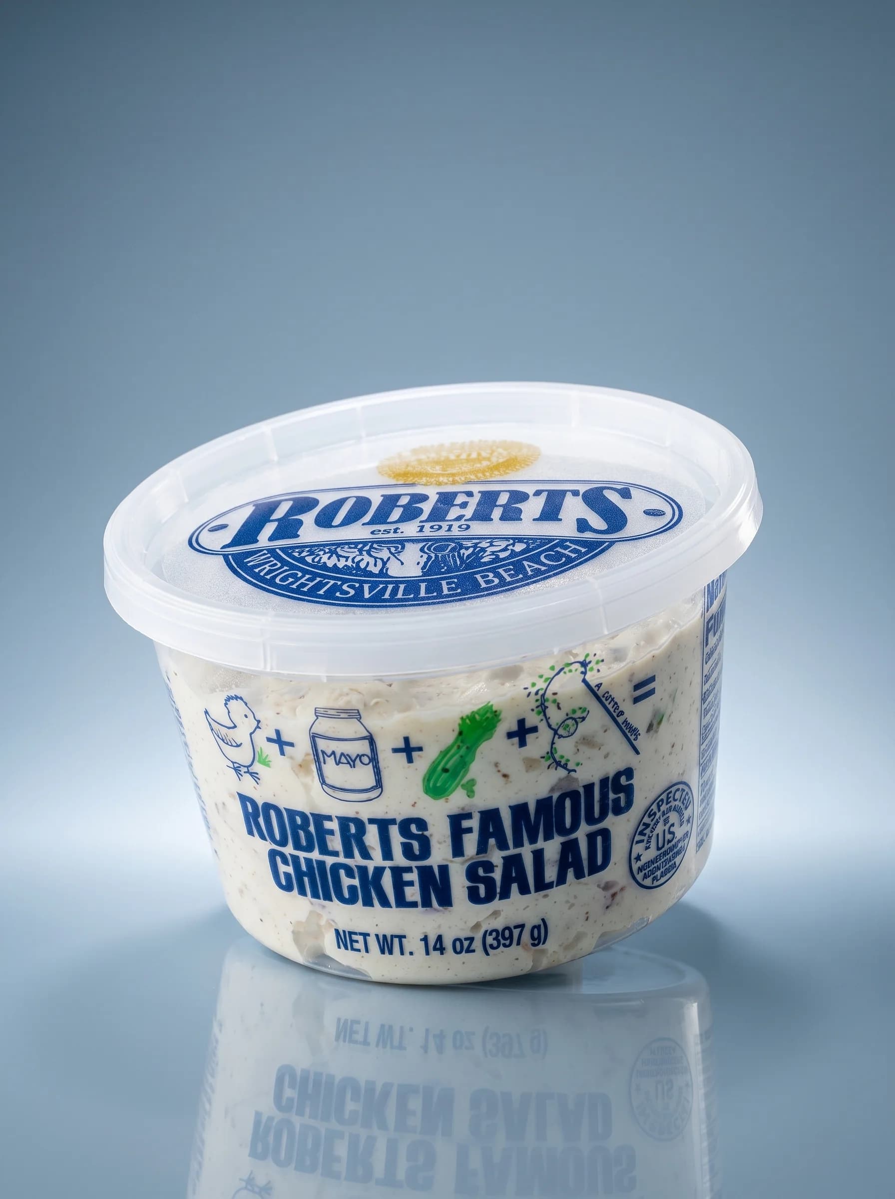 Roberts Famous Chicken Salad original tub